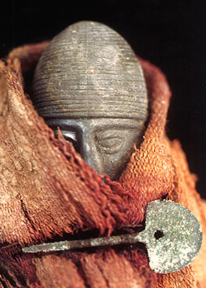 Fragmento de paño Inka en algodón y lana